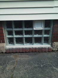 Window with Dryer Vent