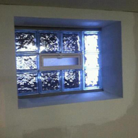 Basement window from inside